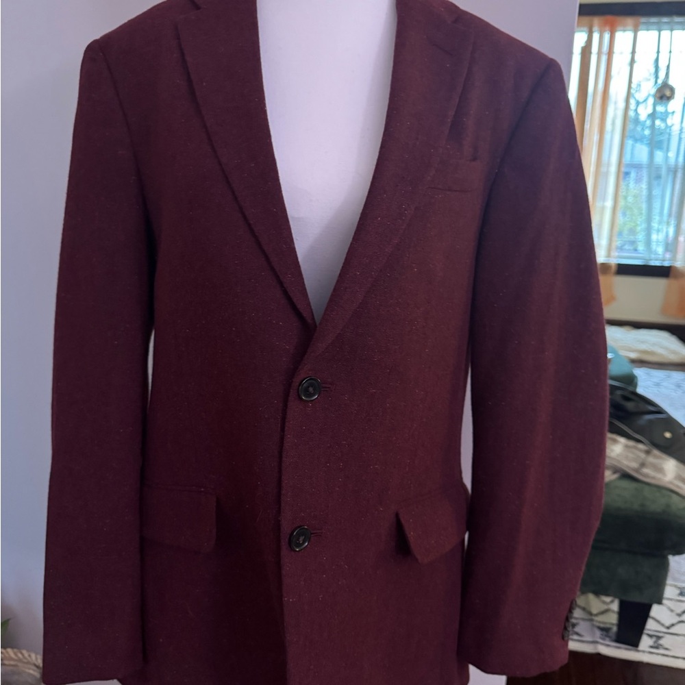 Tommy Hilfiger Deep Burgundy Blazer